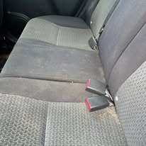 Vehicle seat before interior detailing